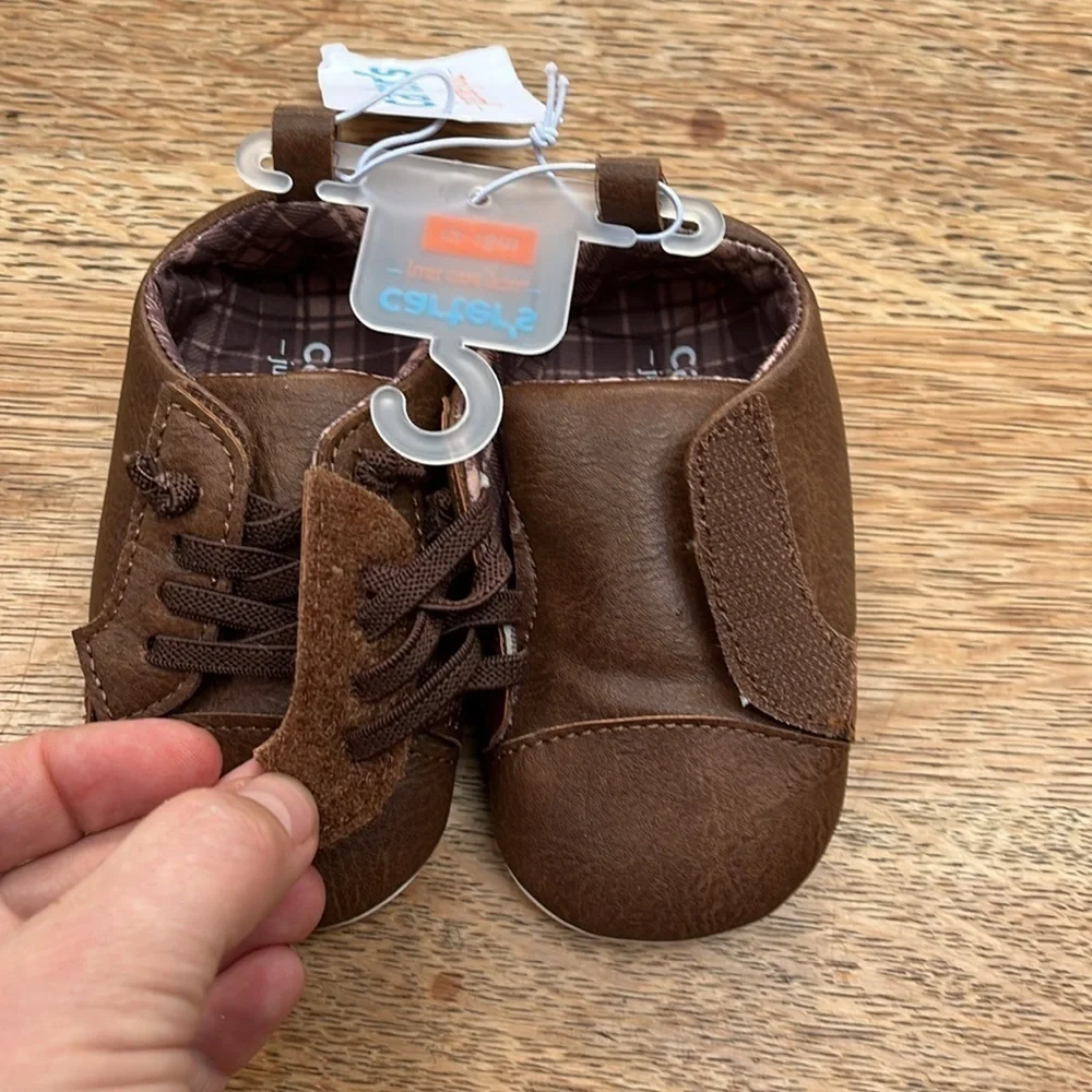 NWT Carter’s 12–18M Soft Sole Dress Shoes